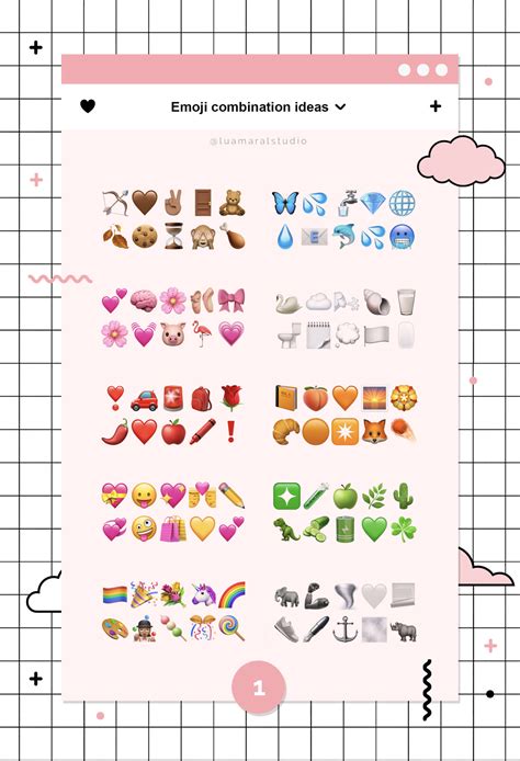 aesthetic emoji combos copy and paste